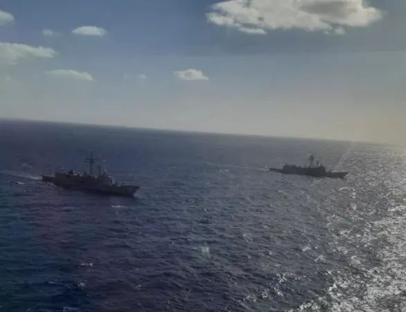 القوات البحرية المصرية والإسبانية تنفذان تدريبًا فى نطاق الأسطول الجنوبى بالبحر الأحمر 