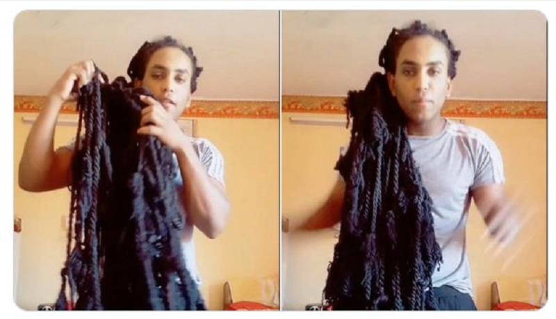 أحمد مصطفى صاحب أطول شعر في مصر يسعى لدخول موسوعة «جينيس» (صور)