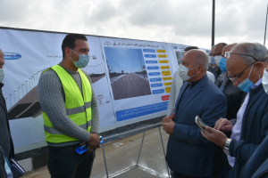 وزير النقل يتفقد مشروع تطوير طريق «المنصورة - جمصة»
