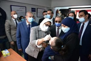 وزيرة الصحة تطلق الحملة القومية الثانية للتطعيم ضد مرض شلل الأطفال بالمجان