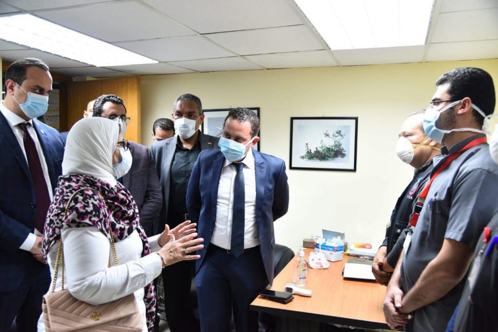 وزيرة الصحة توجه بتطعيم 100% من الأطقم الطبية بجنوب سيناء بلقاح «كورونا»