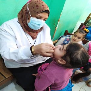 الهلال الأحمر يشارك في الحملة القومية للتطعيم ضد شلل الأطفال