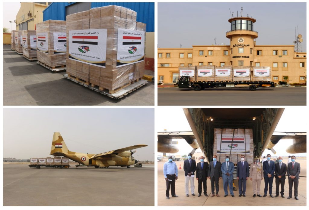 مصر ترسل مساعدات طبية للأشقاء فى جمهورية جنوب السودان واليمن