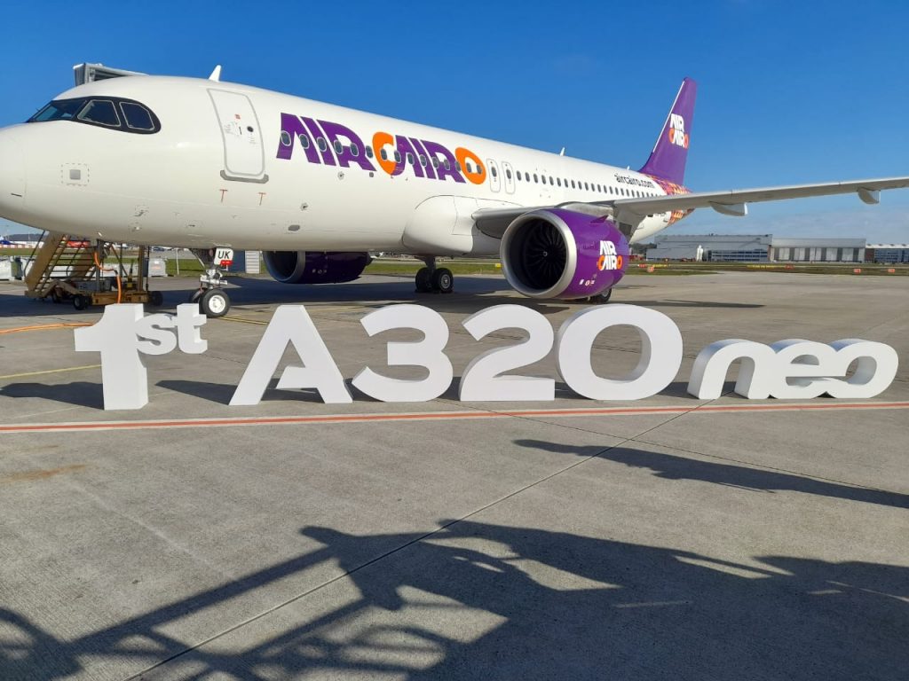 «اير كايرو» تستقبل أولى طائراتها الجديدة «A320neo»