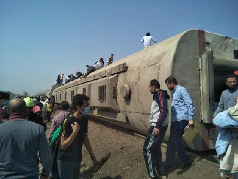 الصحة: إصابة 97 مواطنًا في حادث قطار طوخ.. وهالة زايد تتوجه للقليوبية