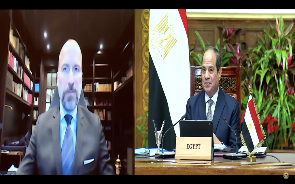 رئيس أوبر العالمية يلتقي السيسي ويؤكد : سنواصل الاستثمار في مصر