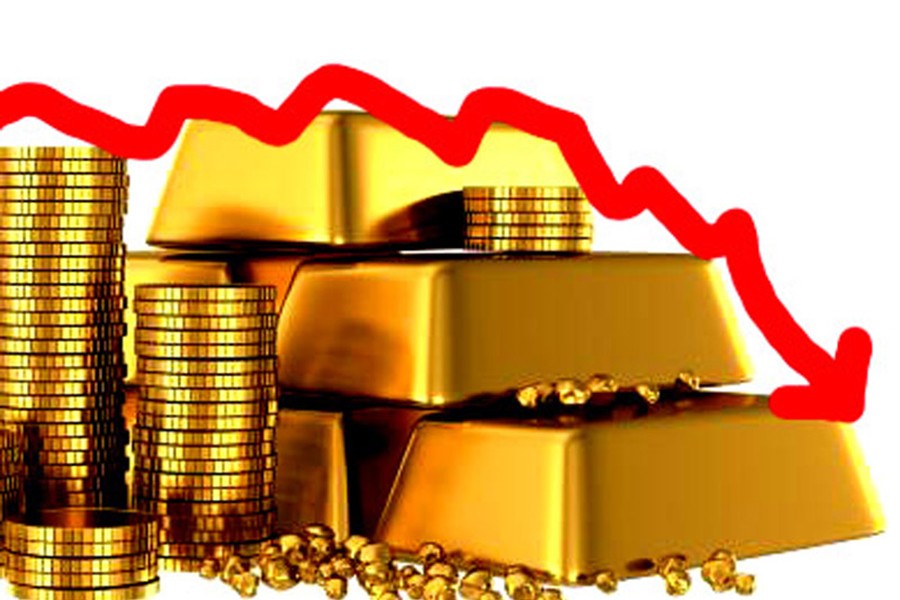 أسعار الذهب تهبط 11% بالربع الأول وتخسر أكثر من 210 دولارات