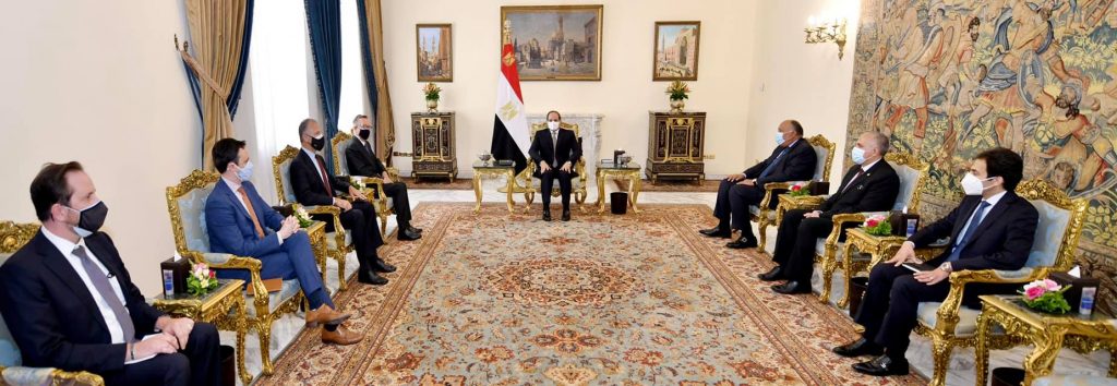 «قضية وجودية».. السيسى للمبعوث الأمريكى : مصر لن تقبل الإضرار بمصالحها المائية