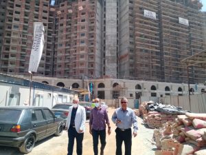 مسئولو «الإسكان» يتفقدون سير العمل بالأبراج السكنية والاستثمارية فى مثلث ماسبيرو
