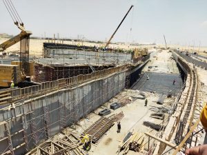 انتهاء 88% من أعمال مشروع تقاطع 8 «كوبري ـ نفق» بمدينة 6 أكتوبر