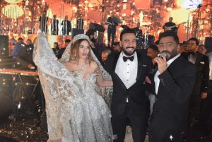 تامر حسني وحكيم يحيون حفل زفاف مصمم الفايروركس سامي يوسف (صور)