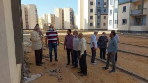 مسئولو الإسكان يتفقدون أعمال مبادرة «سكن لكل المصريين» في حدائق العاصمة