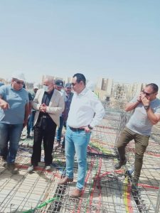 مسئولو الإسكان يتفقدون أعمال وحدات مبادرة «سكن لكل المصريين» بحدائق أكتوبر