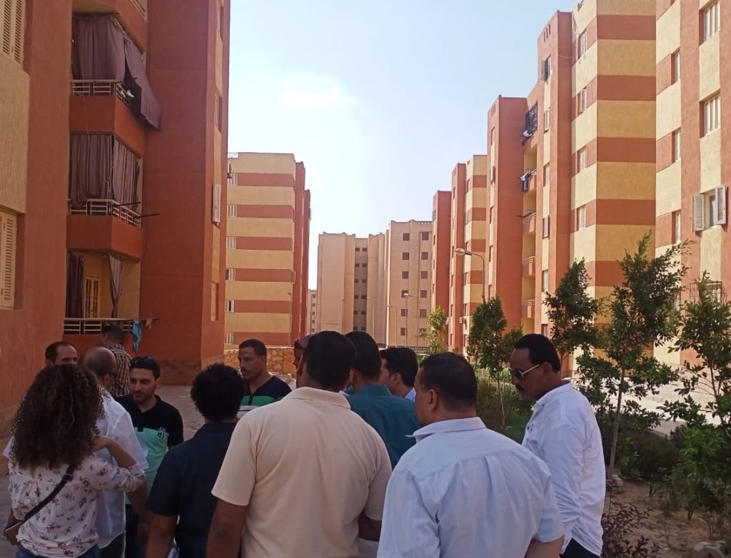 حملة جديدة على وحدات الإسكان الاجتماعي المخالفة بمدينة بدر