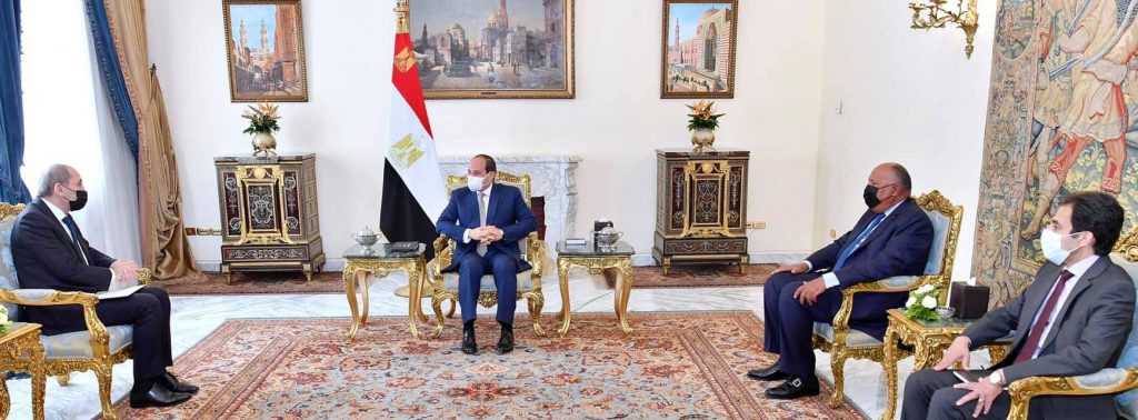 السيسي يستقبل نائب رئيس الوزراء ووزير الخارجية وشئون المغتربين الأردني