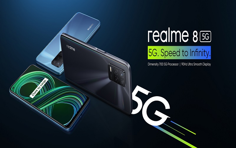 «ريلمي» تُطلق أول هواتفها الذكية realme 8 5G في مصر