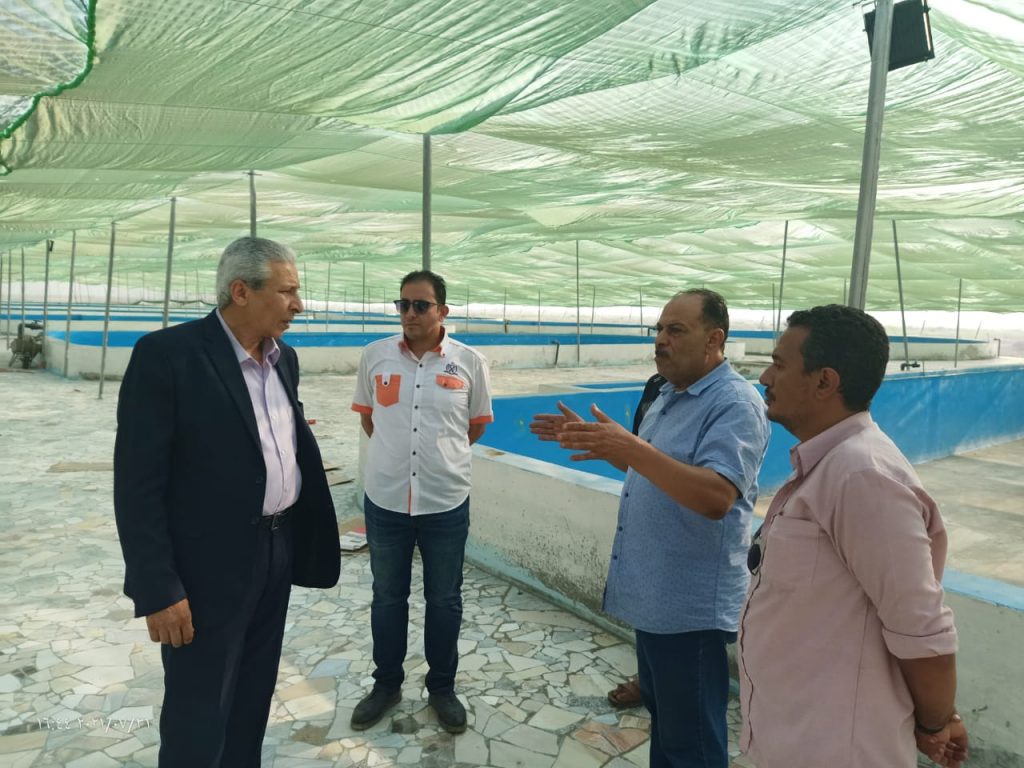 رئيس هيئة الثروة السمكية يتفقد مشروعات منطقة بورسعيد