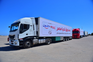 صندوق تحيا مصر ينظم قافلة حماية اجتماعية في سيدي براني بمطروح