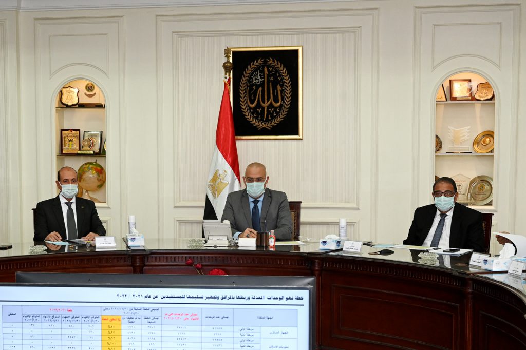 الجزار يتابع الموقف التنفيذى لوحدات مبادرة «سكن لكل المصريين»