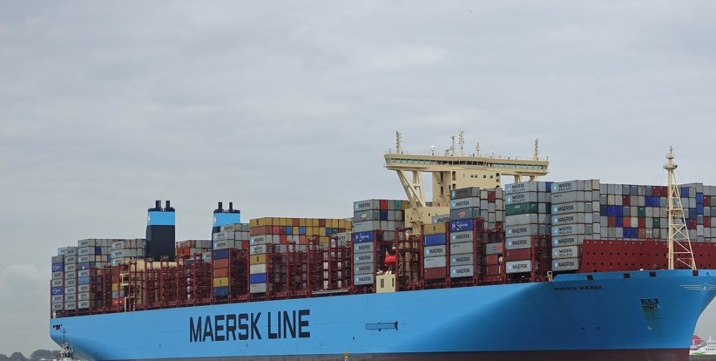 من نشاط الحاويات .. شركة Maersk تربح 18.5 مليار دولار خلال 2021