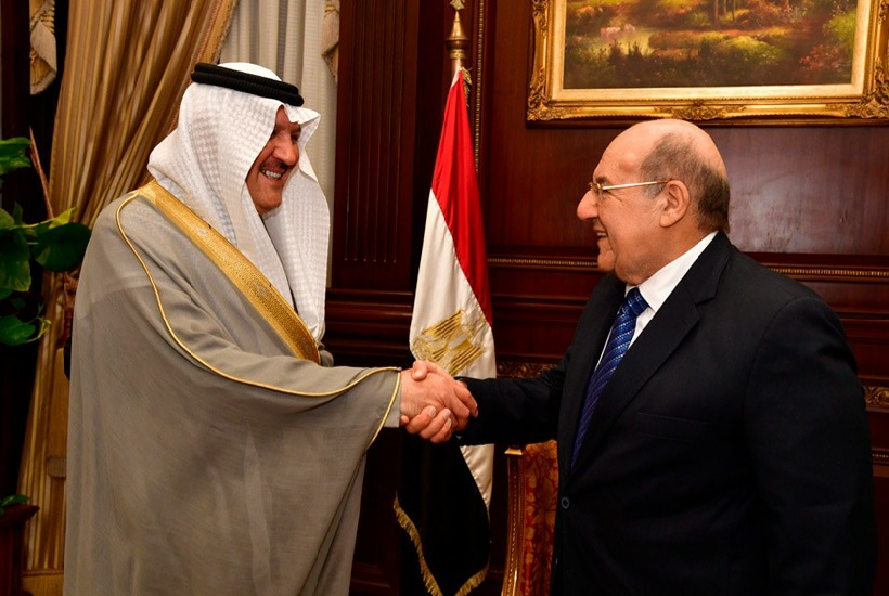 رئيس مجلس الشيوخ يلتقي سفير السعودية بالقاهرة