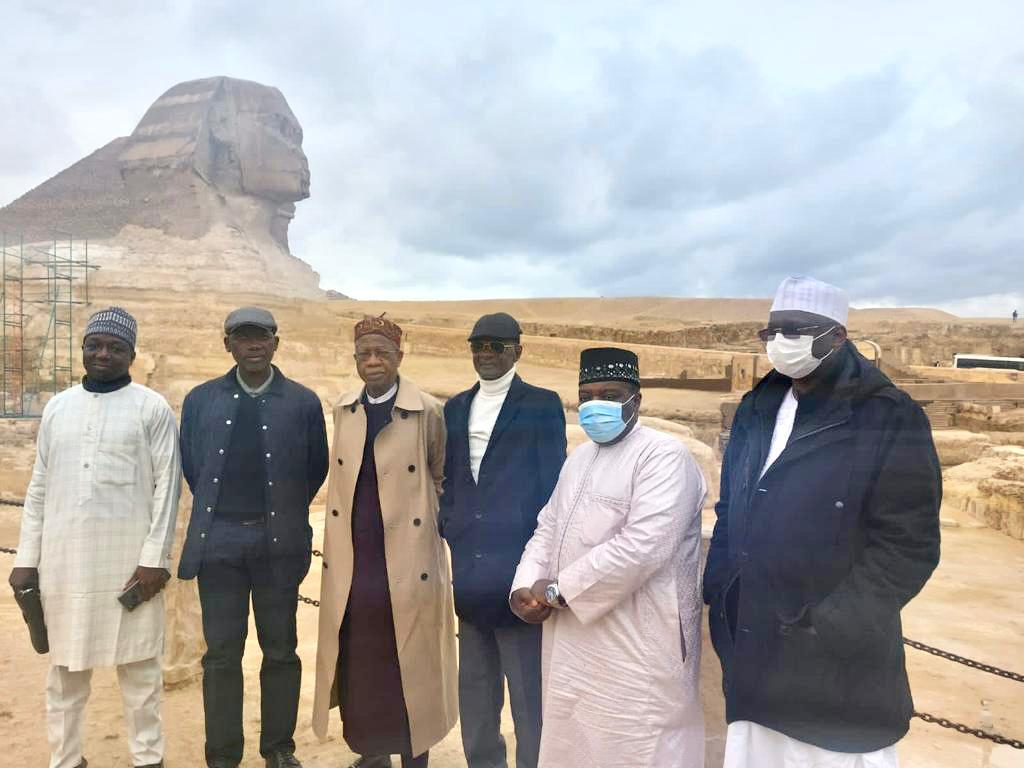 منطقة الأهرامات تستقبل وزير الإعلام والسياحة النيجيري