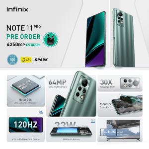 هواتف Infinix تكشف عن أحدث إصداراتها 11 NOTE الجديد كليًا