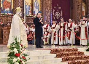 أبرز تصريحات الرئيس السيسي من داخل كاتدرائية ميلاد المسيح بالعاصمة الجديدة