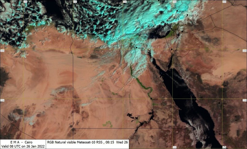 درجات الحرارة اليوم السبت 26-11-2022 في مصر