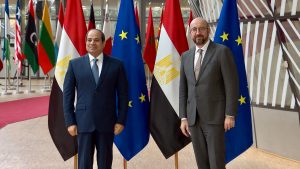 السيسي يبحث مع رئيس المجلس الأوروبي تعزيز العلاقات وسط إشادة بوقف مصر الهجرة غير الشرعية