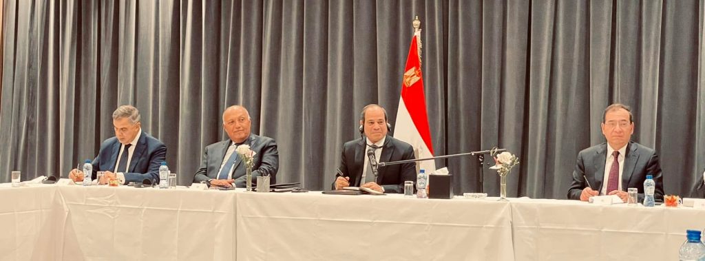 السيسي يلتقي رؤساء مجالس إدارات كبرى الشركات البلجيكية العاملة في مصر