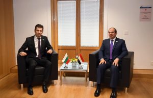 الرئيس «السيسي» يلتقي رئيس وزراء بلغاريا بالعاصمة البلجيكية بروكسل