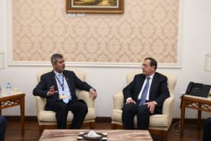 مصر والأردن تستعرضان التعاون في مجال الغاز الطبيعي على هامش معرض «إيجبس 2022»
