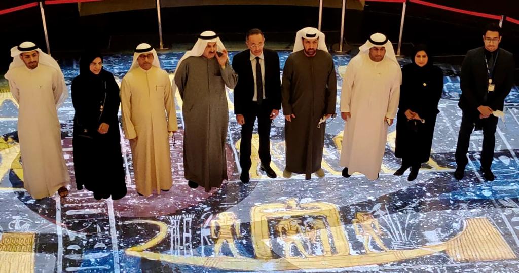 متحف الحضارة يستقبل وفدا رفيع المستوى من أعضاء البرلمان الإماراتى