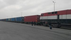ميناء غرب بورسعيد يستقبل سادس قطار حاويات اليوم