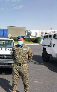لأول مرة.. ظهور قوات حفظ السلام في معرض معدات ومركبات الشرطة (صور)