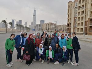القاهرة الجديدة : زيارة لوفد طلابي للعاصمة الإدارية