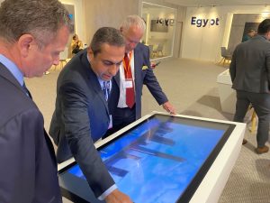 رئيس شركة RX GLOBAL المالكة لمعرض «MIPIM» العقارى يزور الجناح المصري