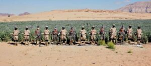 قوات حرس الحدود تقوم بحملة مكبرة للبحث والتفتيش على الزراعات المخدرة بسيناء (صور)