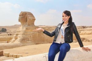 منطقة الأهرامات تستضيف المشاركات في مسابقة ملكة جمال العالم للسياحة والبيئة