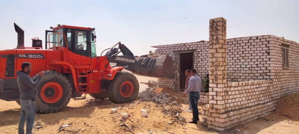 محافظة الجيزة : إزالة 87 حالة تعد في أماكن متفرقة بمساحة 235 ألف م2