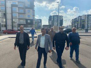مسئولو مجلس الوزراء والإسكان يتابعون موقف تنفيذ المشروعات بمدينة دمياط الجديدة