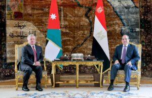 مصر والأردن تؤكدان ضرورة الوقف الفوري لإطلاق النار في غزة وترفضان تهجير الفلسطينيين