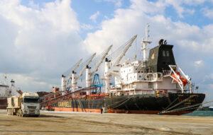 القمح والذرة والسكر أهم ما استقبله ميناء دمياط الأسبوع الماضي