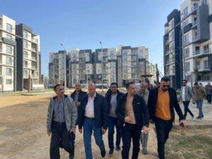 مسئولو «الإسكان» يتابعون المشروعات الجارى تنفيذها بمدينة دمياط الجديدة