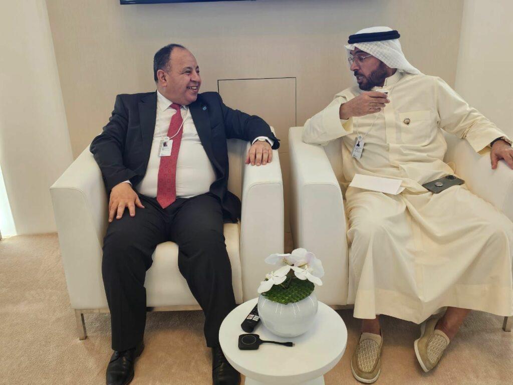 وزير المالية يبحث مع نظيره الكويتي سبل تعميق العلاقات الثنائية