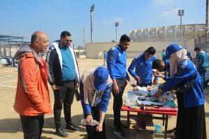 طلاب جامعة القناة يحصلون على المستوى الأول جوالة بالدورة الكشفية بطنطا