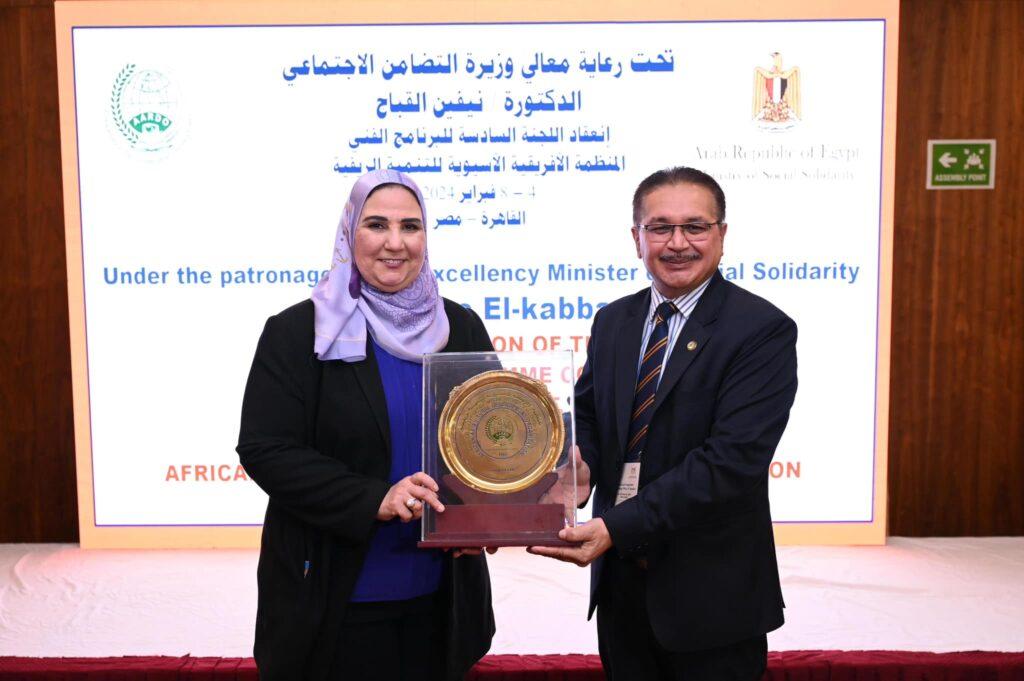 وزيرة التضامن تشهد الجلسة الافتتاحية للجنة السادسة للبرنامج الفني  AARDO