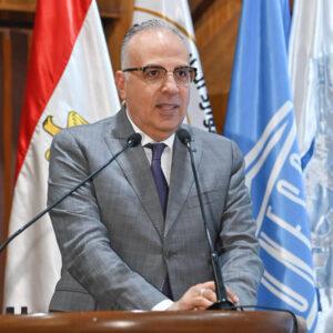 وزير الري يشارك فى ندوة «التحلية المستدامة ذات الجدوى الاقتصادية بالمنطقة العربية»