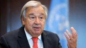 الأمين العام للأمم المتحدة: الطريق البري هو الأكثر فاعلية لإيصال المساعدات إلى غزة